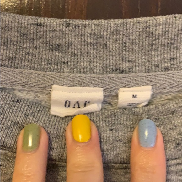 Gap Grey Sweatshirt Medium - Picture 3 of 4